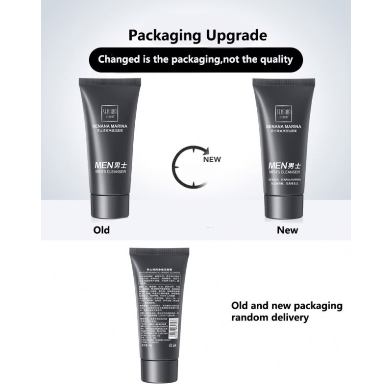 SENANA Wholesale Deep Cleansing Face Wash Oil Control Facial Cleanser for Men