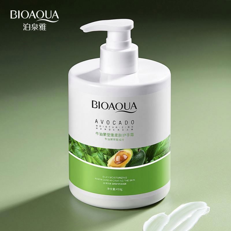 OEM Bioaqua Private Label Avocado Moisturizing Brightening Smooth Beauty Hair Hand Body Skin Care Set