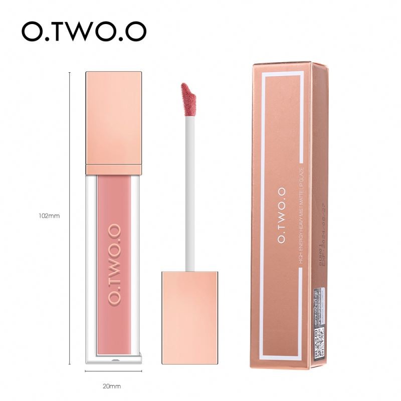 O.TWO.O Matte Waterproof Maquillajes-Original Lip and Cheek Tint Long Lasting Mini Lip Tint Liquid Lipstick for Ladies