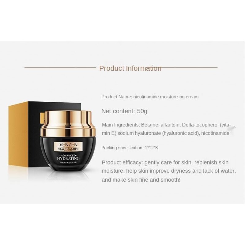 Cream OBO VENZEN SADOER Hot Sale Private Label Nicamidon Repair Moisturizer Black Spot Remover Control Oil Hydrating Face
