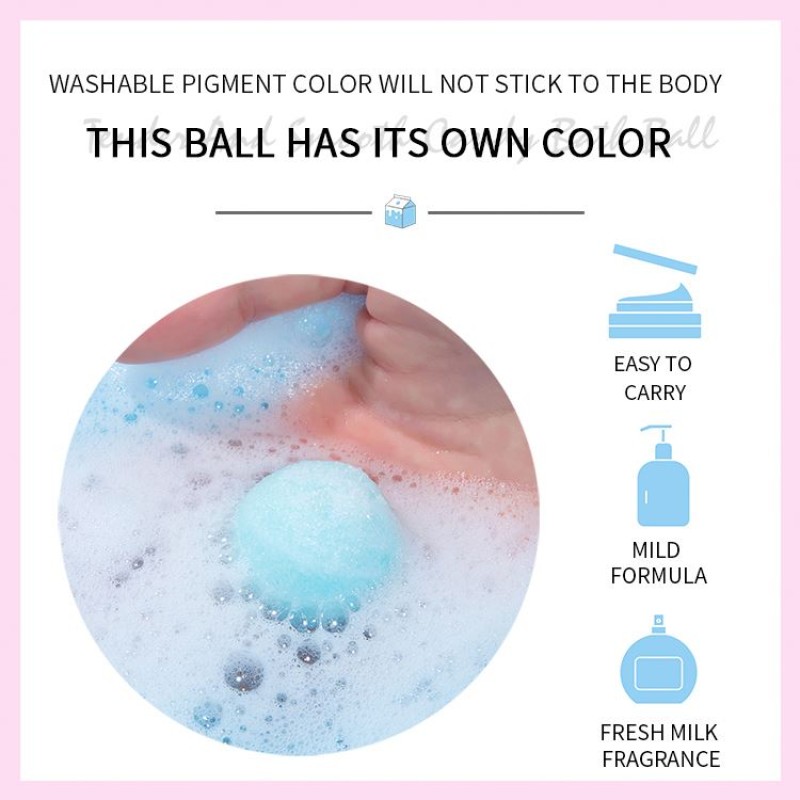 ZOO SON Private Label Organic Milk Candy Bath Bombs Set Bath Ball Body Skin Shower Bath Bombs