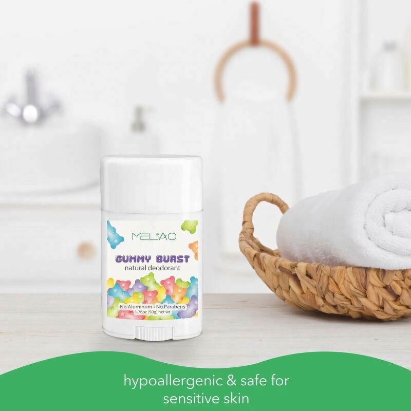 Custom Private Vegan Kids Body Natural Deodorant Antiperspirant Stick for Children