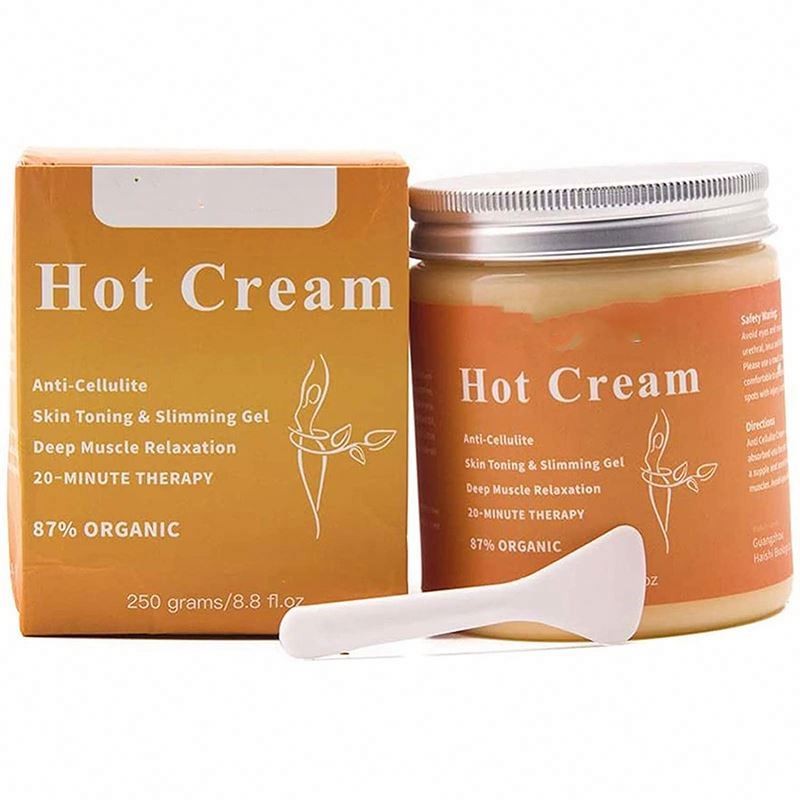 Custom Private Label Shaping Waist Abdomen Buttocks Firming Body Fat Burning Massage Hot Slimming Cellulite Cream