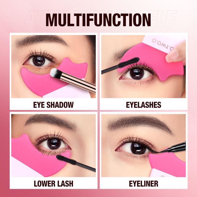 O.TWO.O Newest Soft Silicone Auxiliary Guard Tool Eyelash Cosmetic Mascara Baffle Angle Eye Aid Makeup Tools