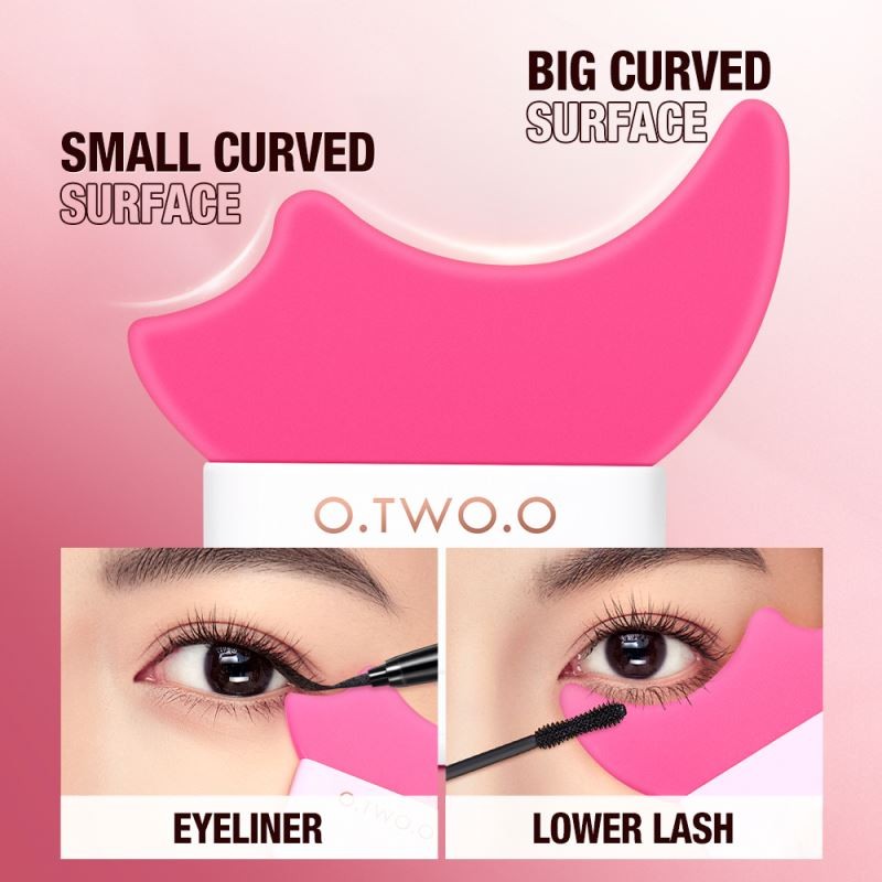 O.TWO.O Newest Soft Silicone Auxiliary Guard Tool Eyelash Cosmetic Mascara Baffle Angle Eye Aid Makeup Tools