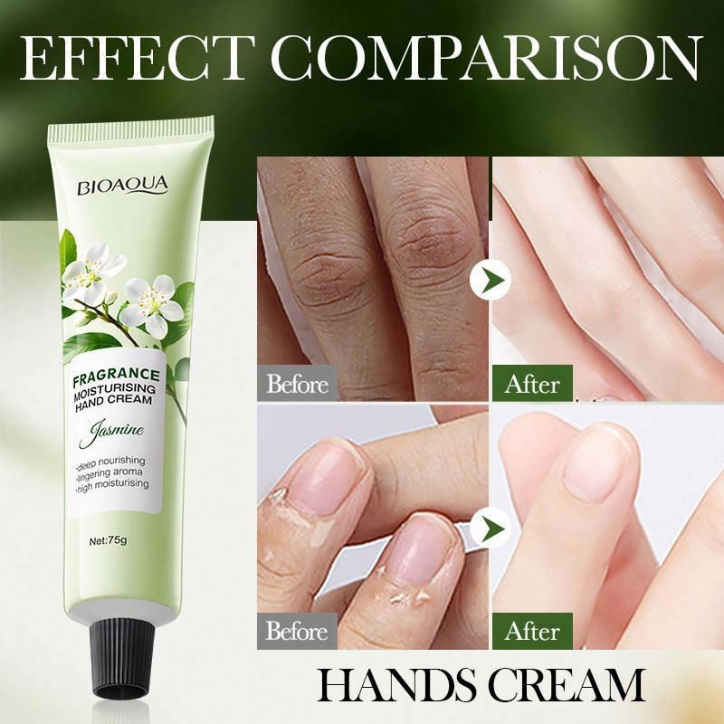 Exfoliating Hand Care 75g BIOAQUA Autumn and Winter Cherry Blossom Moisturizing Cream Anti-drying