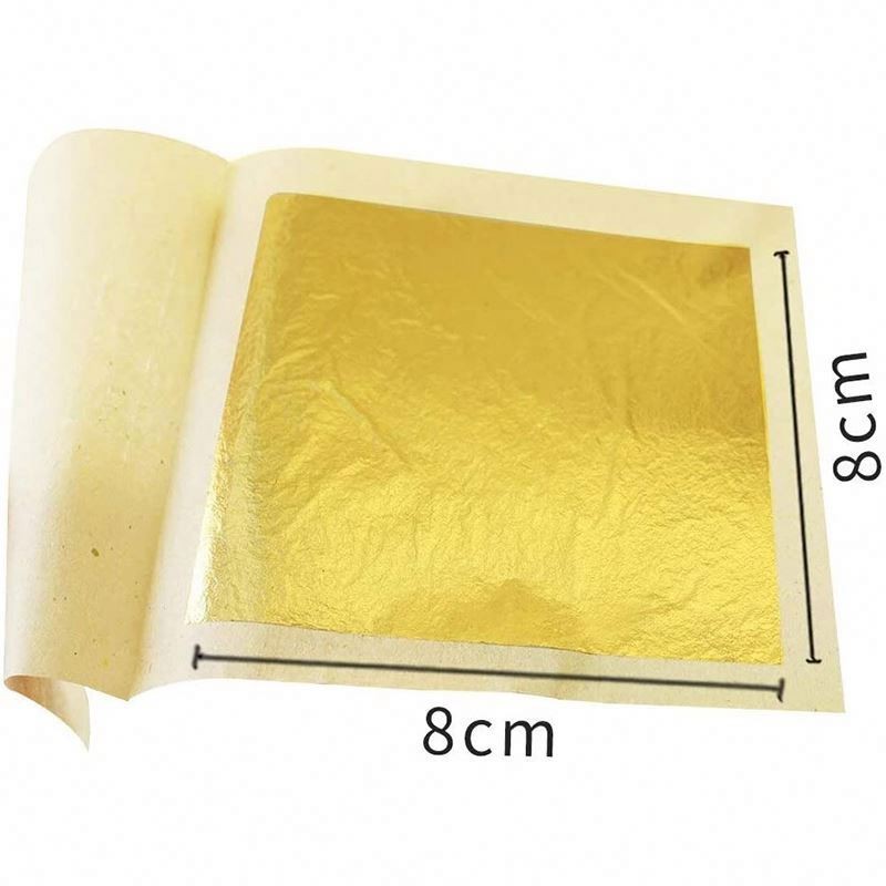 New Nail Silver Copper 72g/set Foil Resin Gilding Metal Gold Leaf Flakes for Nails Art Crafts Painting