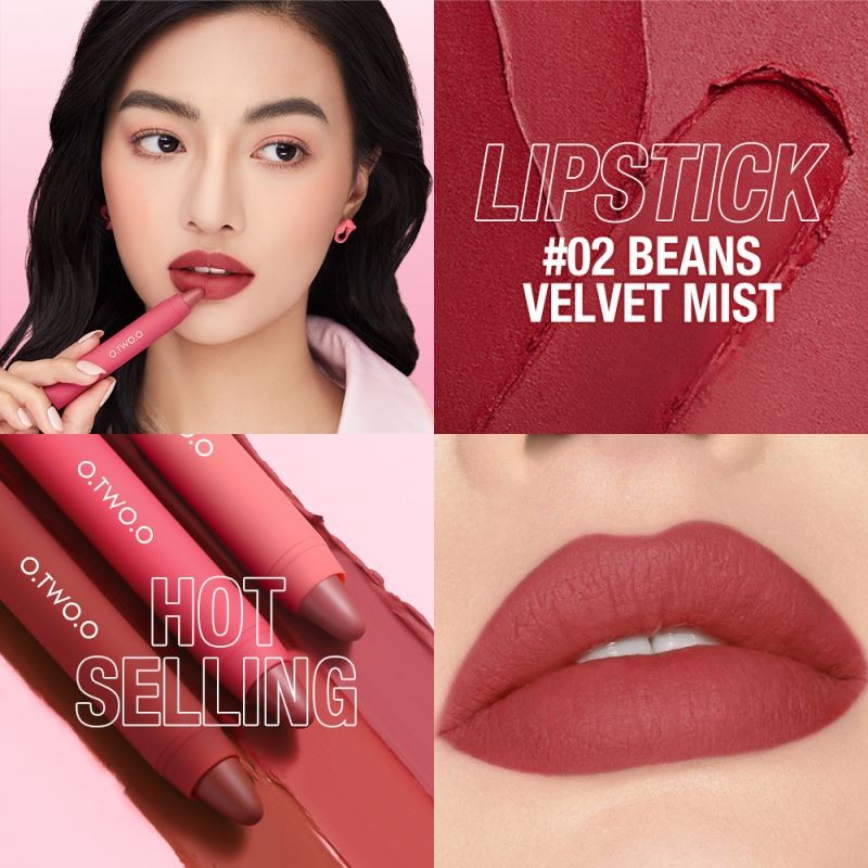 O.TWO.O New Arrival Waterproof Long Lasting Velvet Matte Lipstick Silky and Soft Matte Velvet Lipstick Pen