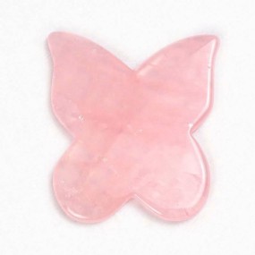 Factory 100% Real Natural Stone Rose Quartz Butterfly Gua Sha for Promotion Gift High Pigment Liquid Lipstick