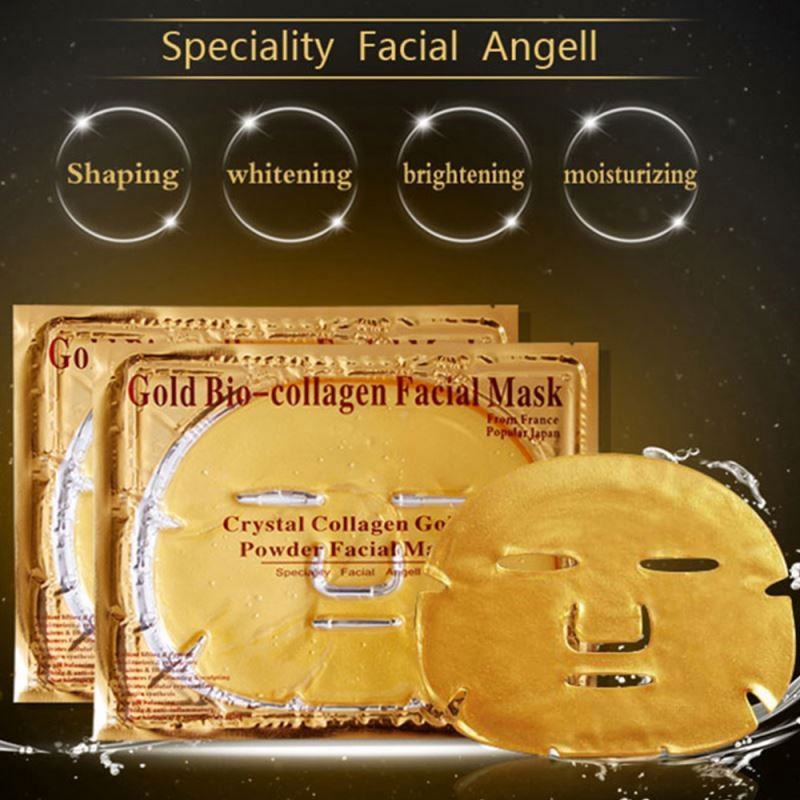 Wholesale 24k Gold Collagen Face Mask Crystal Facial Mask