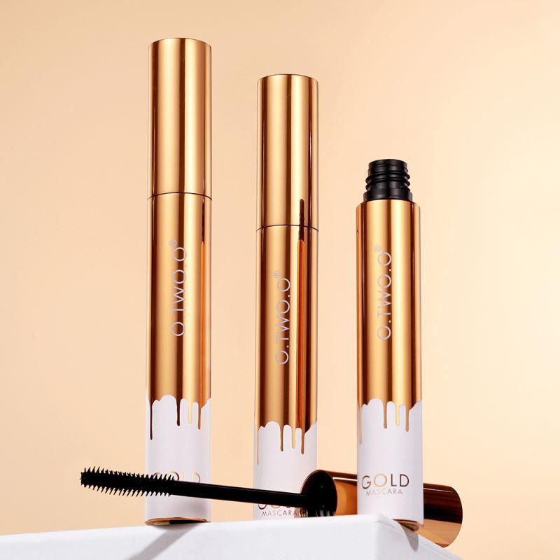 O.TWO.O Vegan Mascara Long Lasting Liquid Formula Bold Natural Lashes Volumizing Lengthening Waterproof Smudge-Proof Mascara
