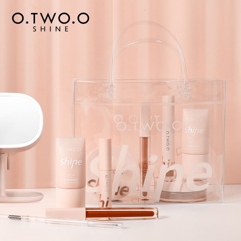 new O.TWO.O Customized Makeup Set Box Bag Full Make up Packaging Tote Paper Gift Bags