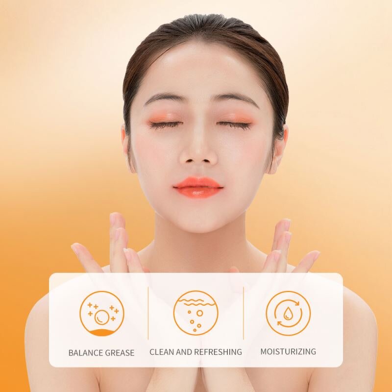 SADOER Best Refreshing Natural Orange Hydrating Moisturizing Shrink Pores Vitamin C Brightening Private Label Face Skin Care