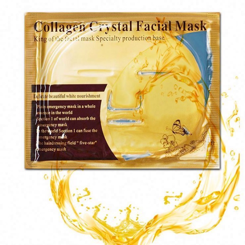 Wholesale 24k Gold Collagen Face Mask Crystal Facial Mask