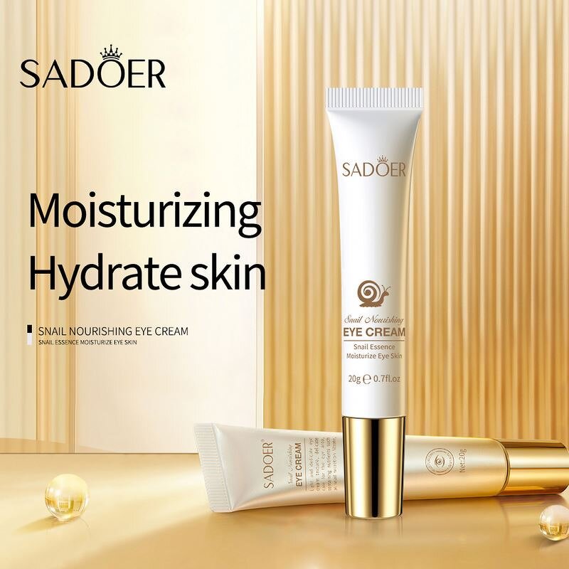 New SADOER Private Label Snail Serum Firming Anti-wrinkle Anti Aging Eye Cream