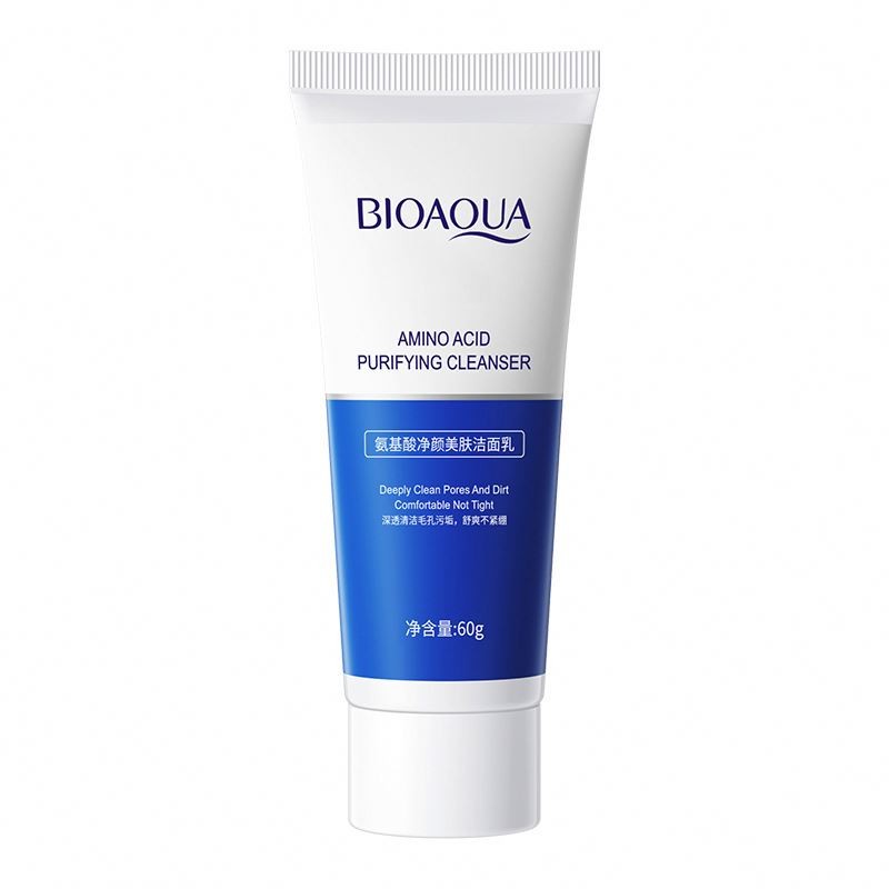 OEM BIOAQUA Wholesale Custom Amino Acids Whitening Moisturizing Cleansing Beauty Skin Care Face Cleanser