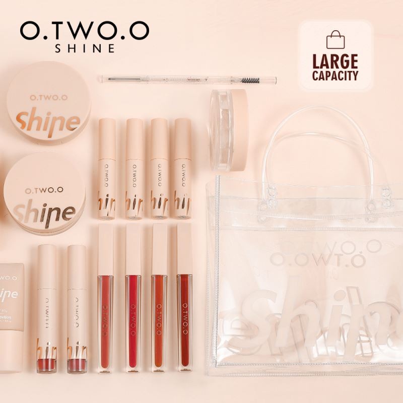 new O.TWO.O Customized Makeup Set Box Bag Full Make up Packaging Tote Paper Gift Bags