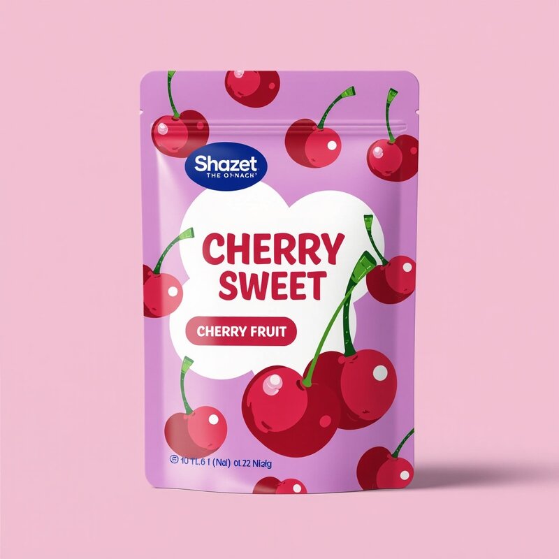 Stand-Up Bag Manufacturer - OEM Custom Full-Color Cherry Cartoon Printed