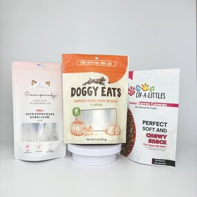Pet Food Pouch Factory - OEM Custom Printed Resealable Zipper Top