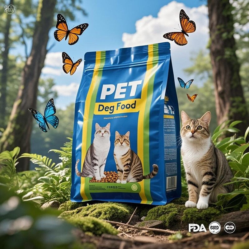 Pet Food Pouch Manufacturer - OEM Custom Aluminum Foil Resealable
