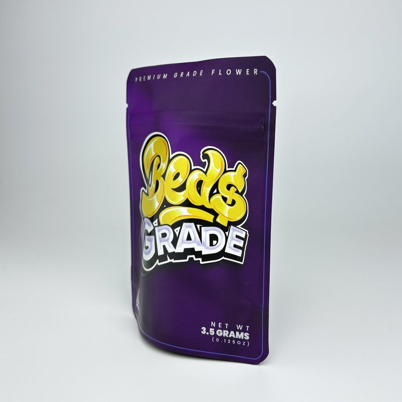 Mylar Bag Manufacturer - OEM Custom Made 3.5g Child-Resistant Ziplock