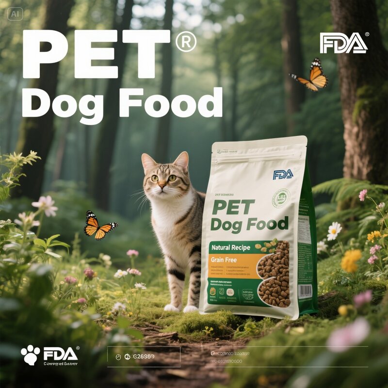 Pet Food Pouch Manufacturer - OEM Custom Aluminum Foil Resealable