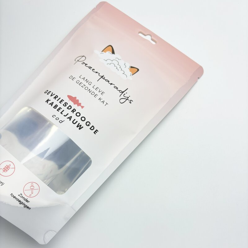 Dog Food Bag Factory - OEM Custom Reusable PET Zipper Lock Window