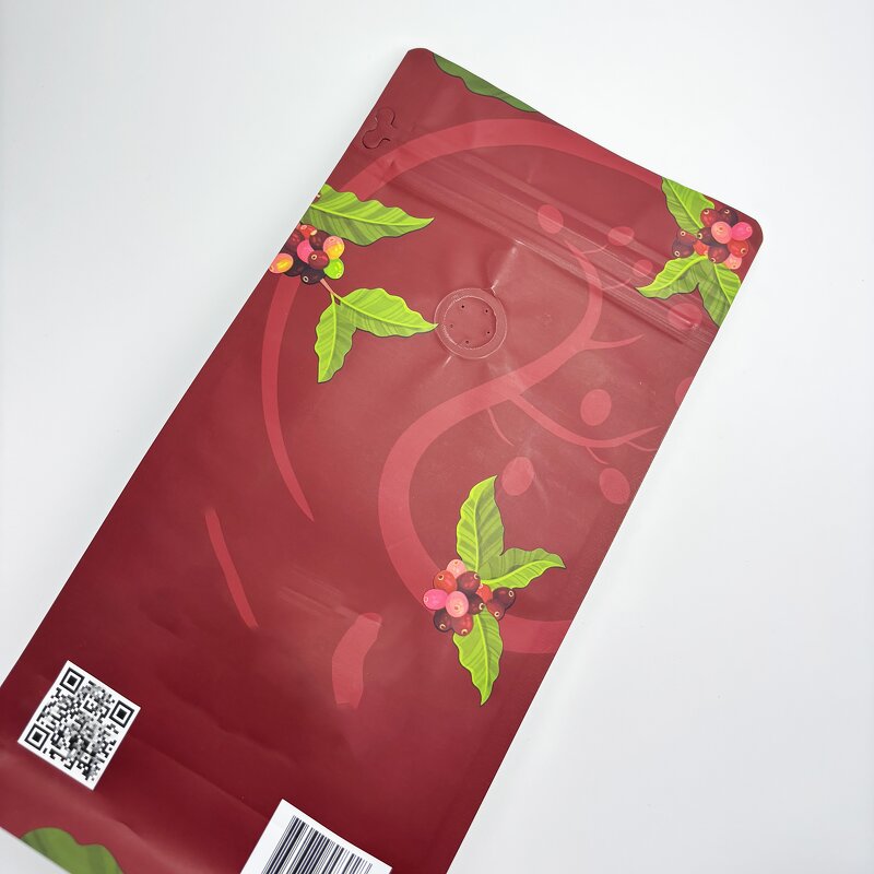 Coffee Zipper Bag Manufacturer - OEM Custom Flat Bottom One-Way Valve