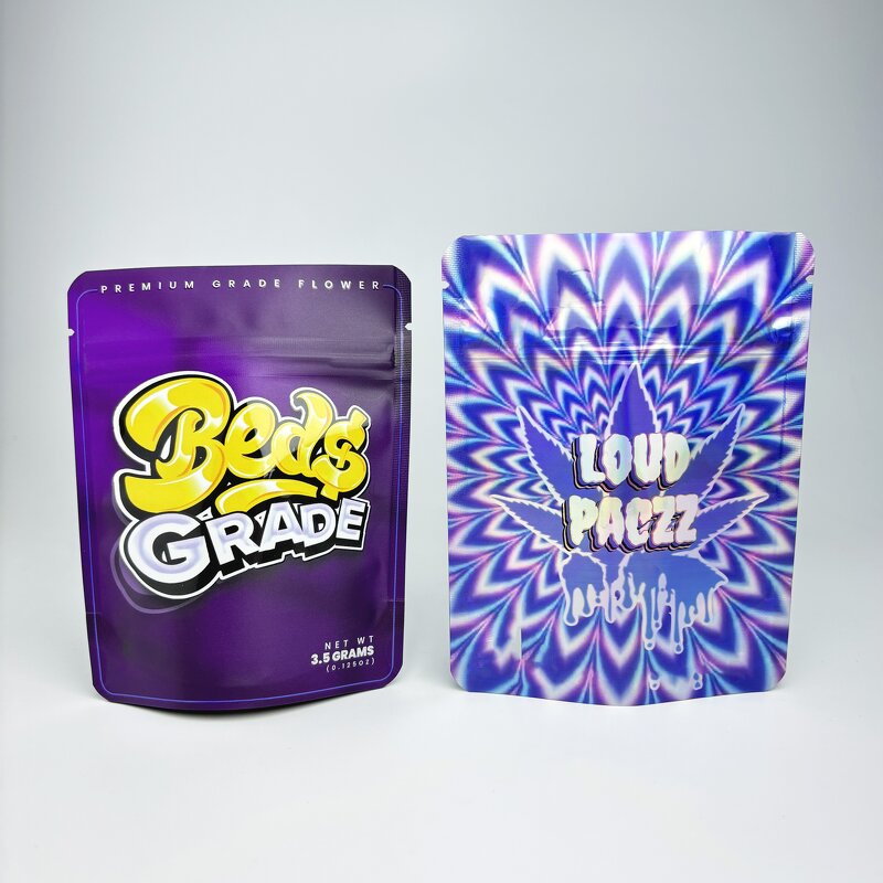 Mylar Bag Manufacturer - OEM Custom Made 3.5g Child-Resistant Ziplock