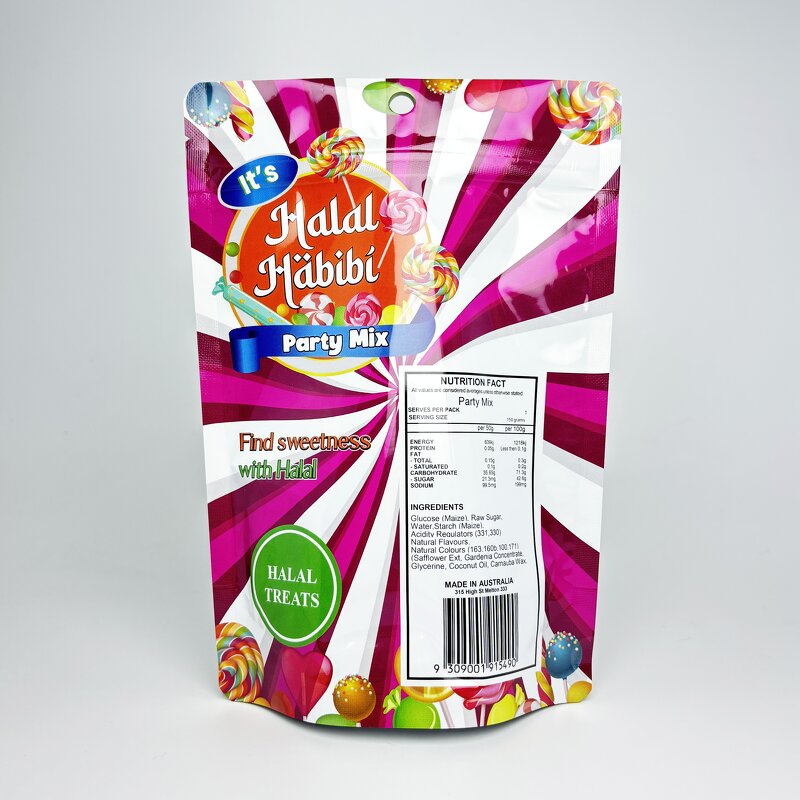 Stand-up Pouch Factory - OEM Custom BOPP Resealable Transparent Window