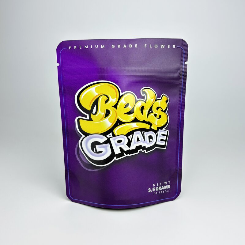 Mylar Bag Manufacturer - OEM Custom Made 3.5g Child-Resistant Ziplock