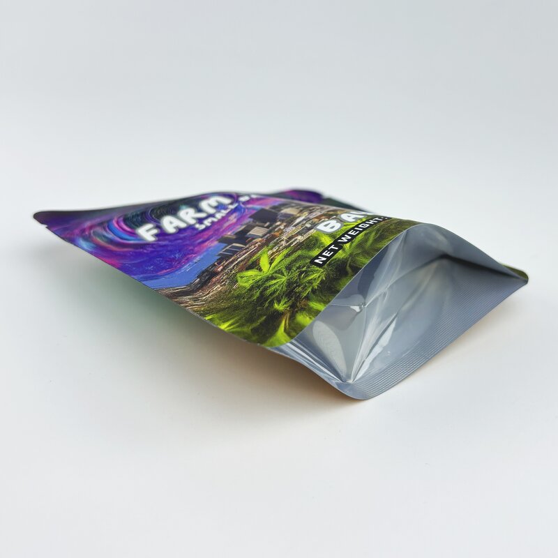 Mylar Bags Factory - OEM Custom 3.5g Resealable Stand-Up Doypack