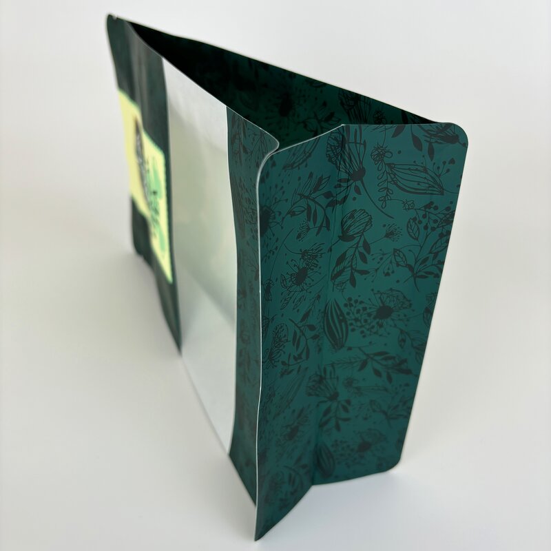 Tea Bag Manufacturer - OEM Custom Resealable PLA View Window Pouch