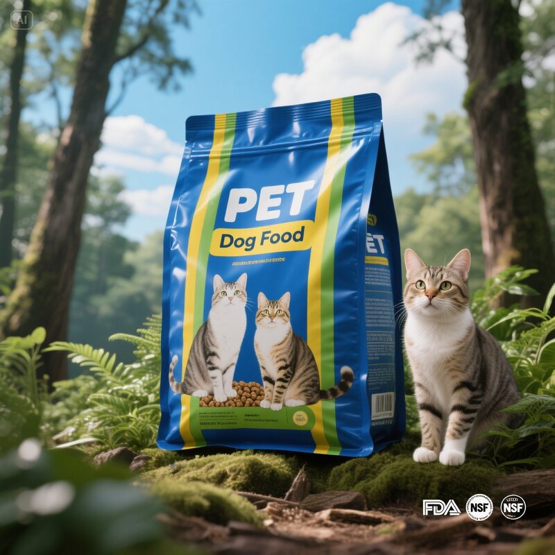 Pet Food Pouch Manufacturer - OEM Custom Aluminum Foil Resealable