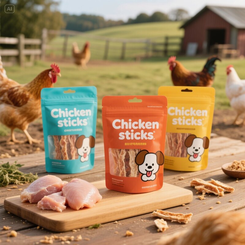 Dog Food Packaging Factory - OEM Custom Printed Recyclable Stand Pouch