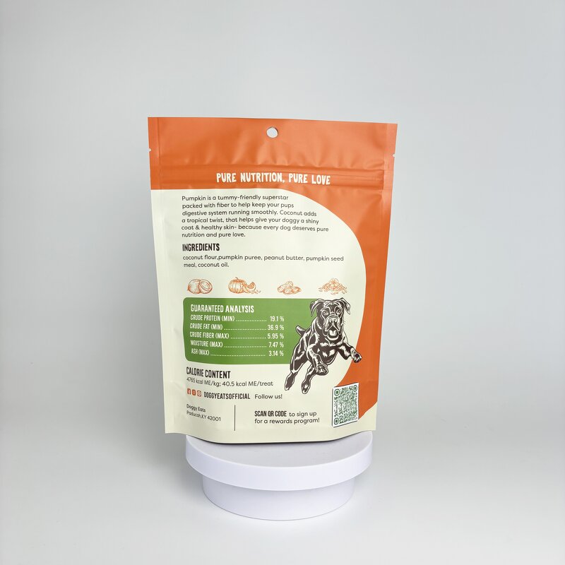 Pet Food Pouch Factory - OEM Custom Printed Resealable Zipper Top