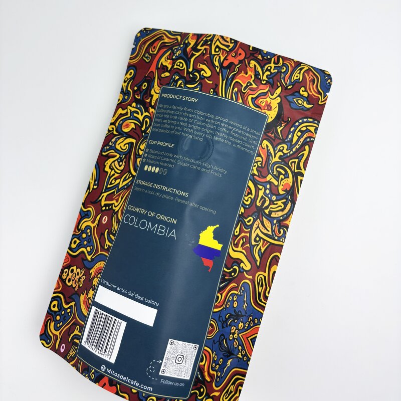 Coffee Roasting Pouch Factory - OEM Digital Printing Reusable Valve Bag