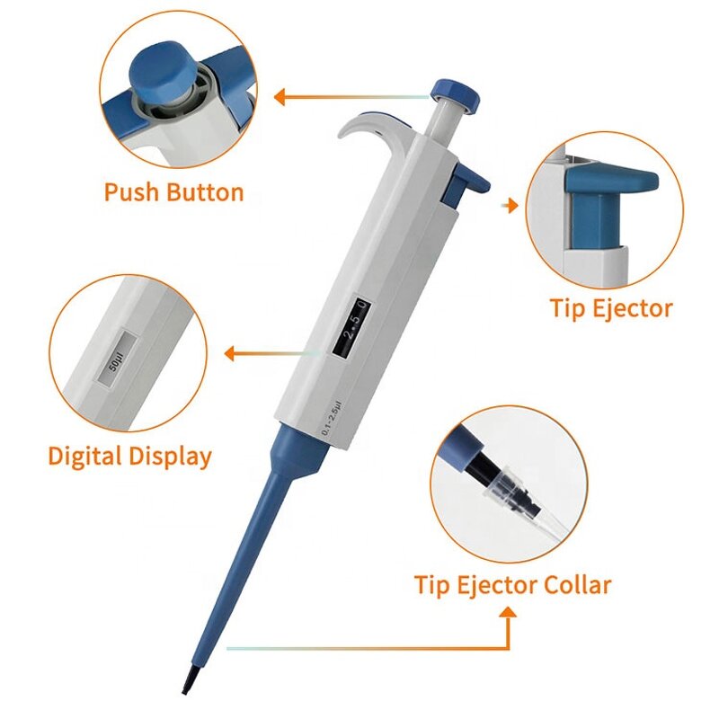 Electronic Pipette Manufacturer - OEM Custom 0.1-10ml Autoclavable Single