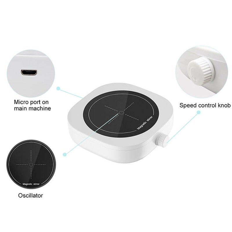 Magnetic Stirrer Factory - OEM Custom 200-2000rpm Smart Mini Mixer