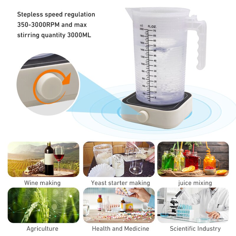 Mini Magnetic Stirrer Manufacturer - OEM Fast Delivery Powerful 3L Adjustable