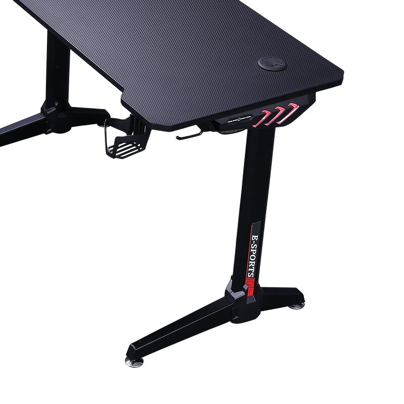 RGB Led Light Gaming Desk Manufacturer - OEM New Modern Computer Desks Light