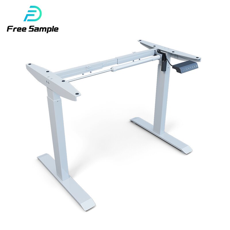 Lift up Sit Stand Desk Factory - OEM Yz White Dual Motor Standing Desk