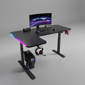 Gaming Table Computer Led Desk Manufacturer - OEM Yz Smart Design Home Furniture