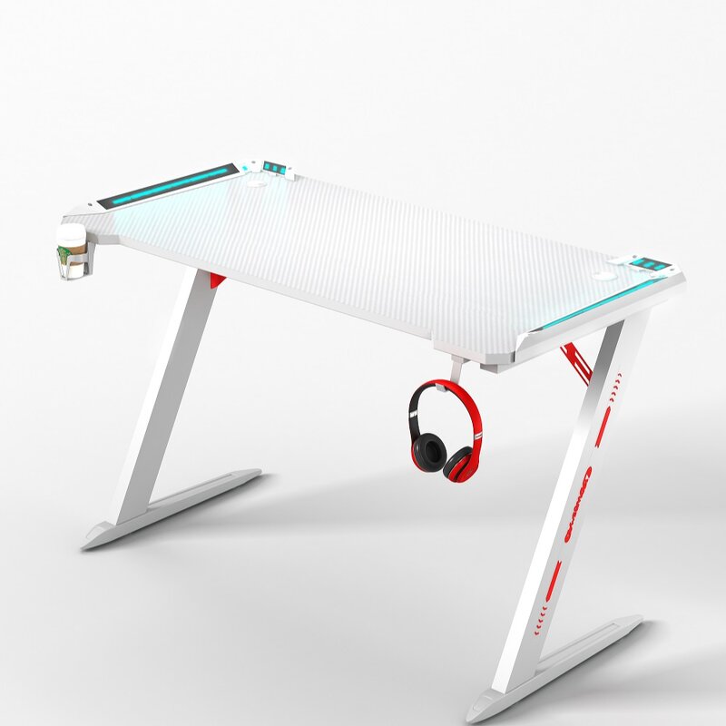 Gaming Table Manufacturer - OEM 2022 Z Shaped Computer Desk Racing Style