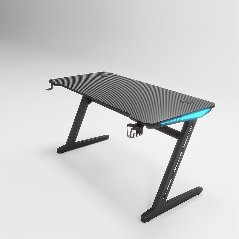 Gaming Desk Factory - OEM YZ Cheapest Adjustable Commercial with Led Lights