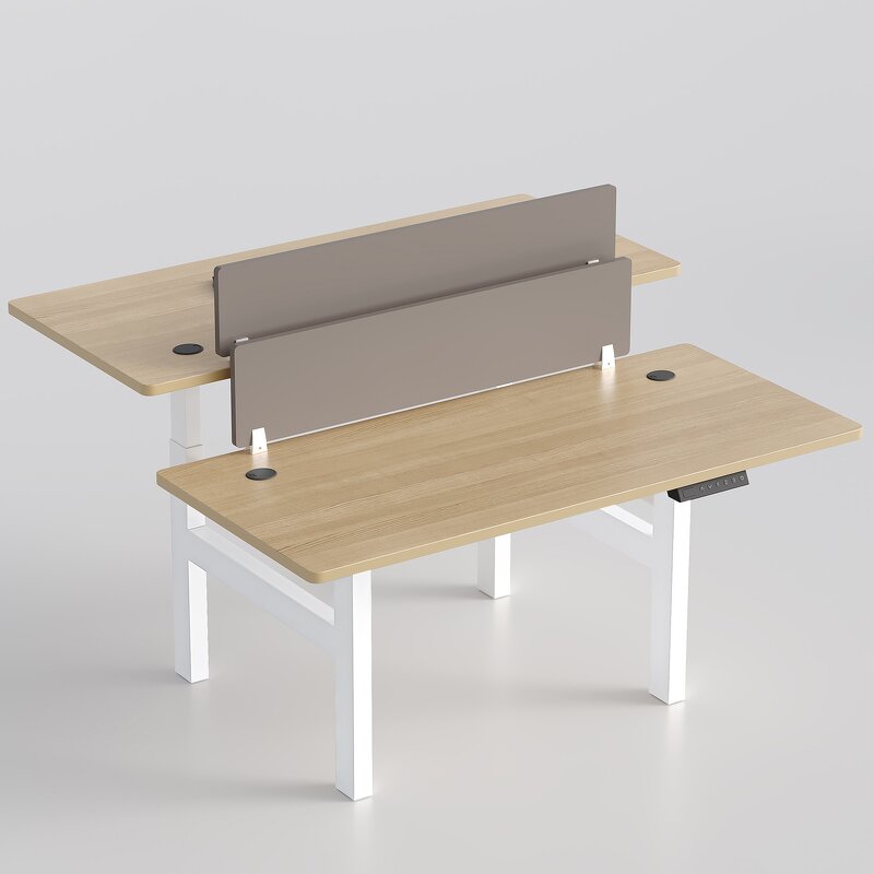 Double Motor Desk Manufacturer - OEM Yz New Design Face to Face Office Desk