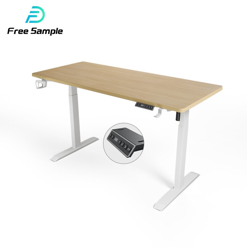 Electric Laptop Standing Desk Manufacturer - OEM Yz New Design Tempered Glass
