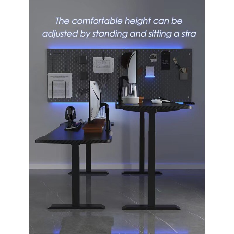 Gamer Desk Rgb Light Desk Manufacturer - OEM New Design Fit Individual