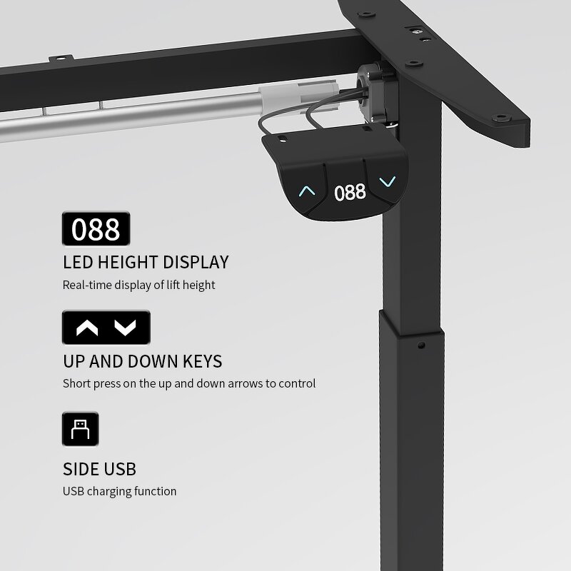 Height Adjustable Desk Manufacturer - OEM YZ Work Desk Standing Computer Table