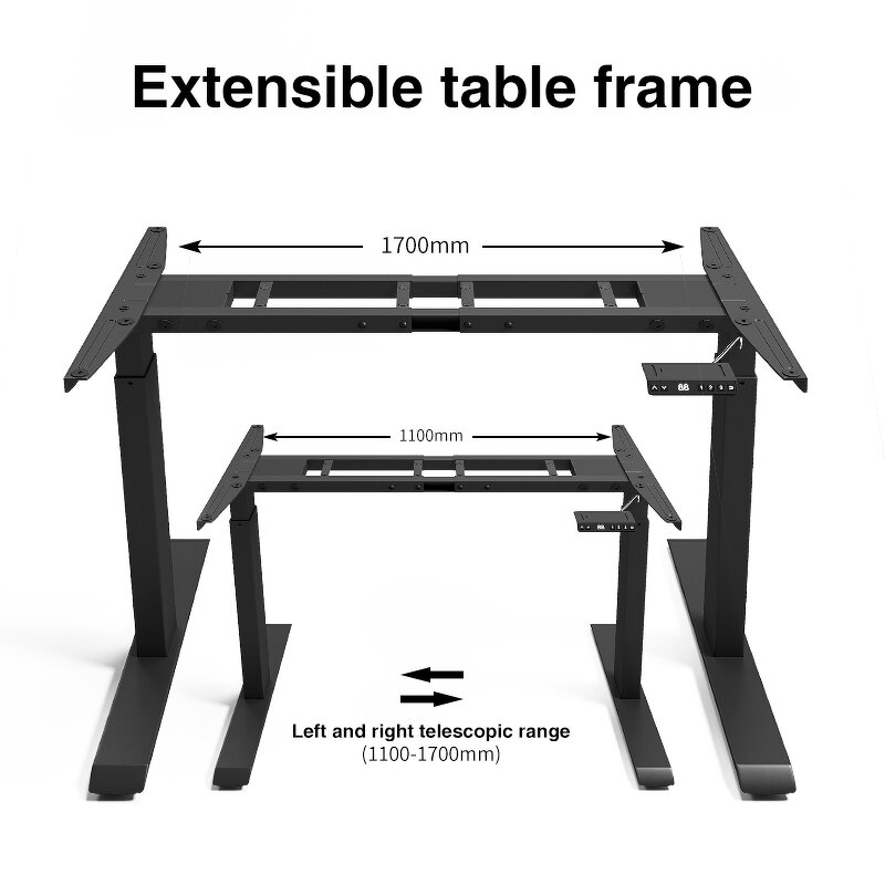 Stand up Electric Desk Factory - OEM Smart Office Dual Motor Adjustable